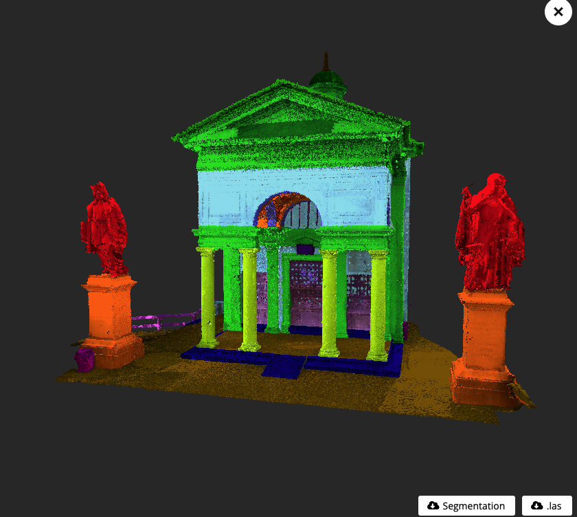 Point cloud after classification
